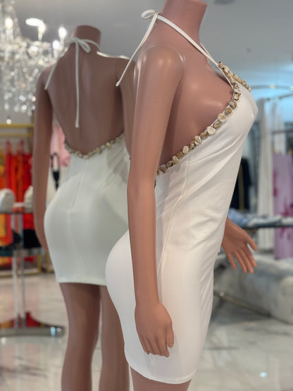 Party White Mini Dress