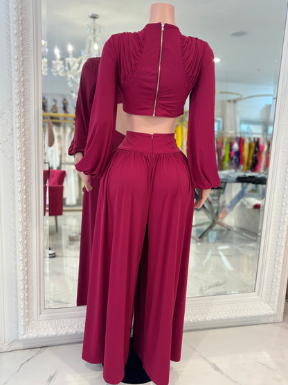 Ruched Pant Set