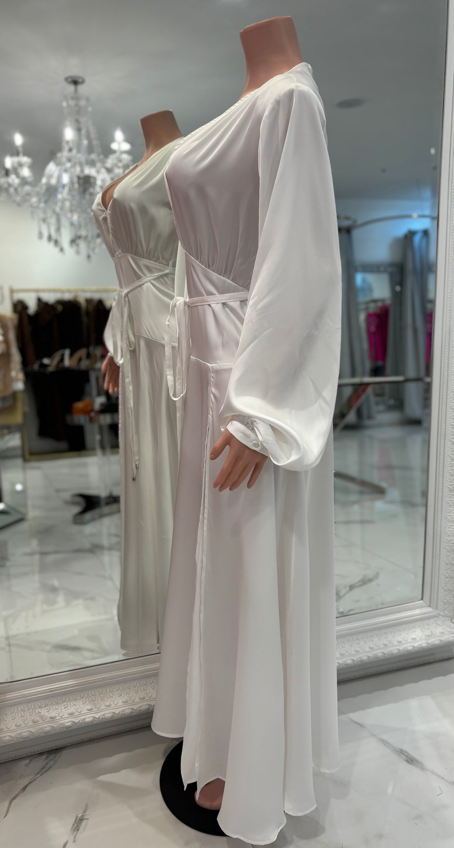 Party Maxi Dress White