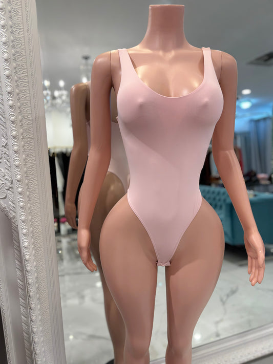 Don’t Be Seen Bodysuit Pink