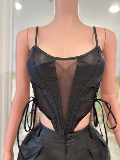 Got a Fight in Me Top Black