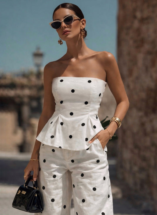 Pepas Pants Set White