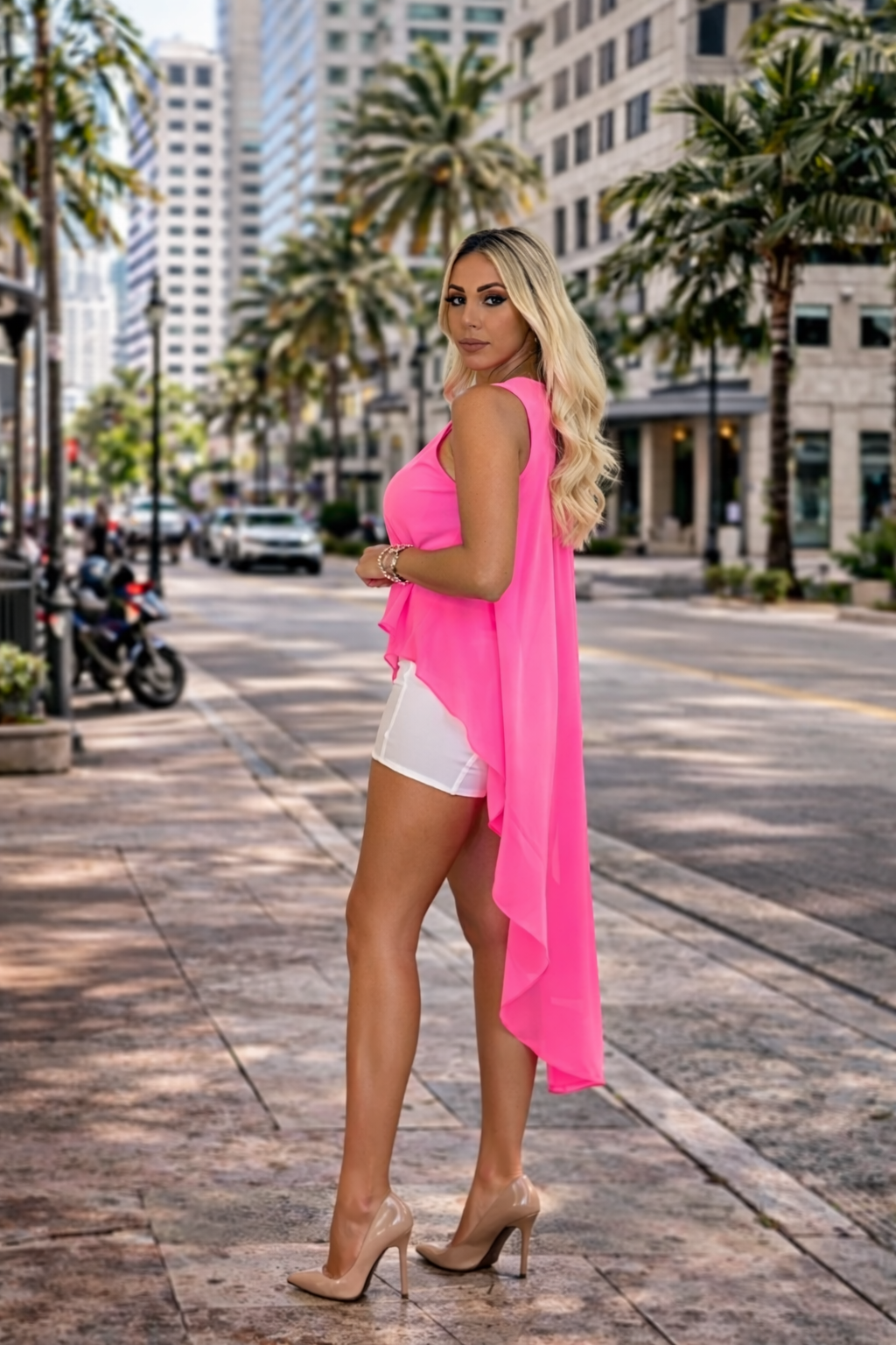 Making Sure You See Top Pink