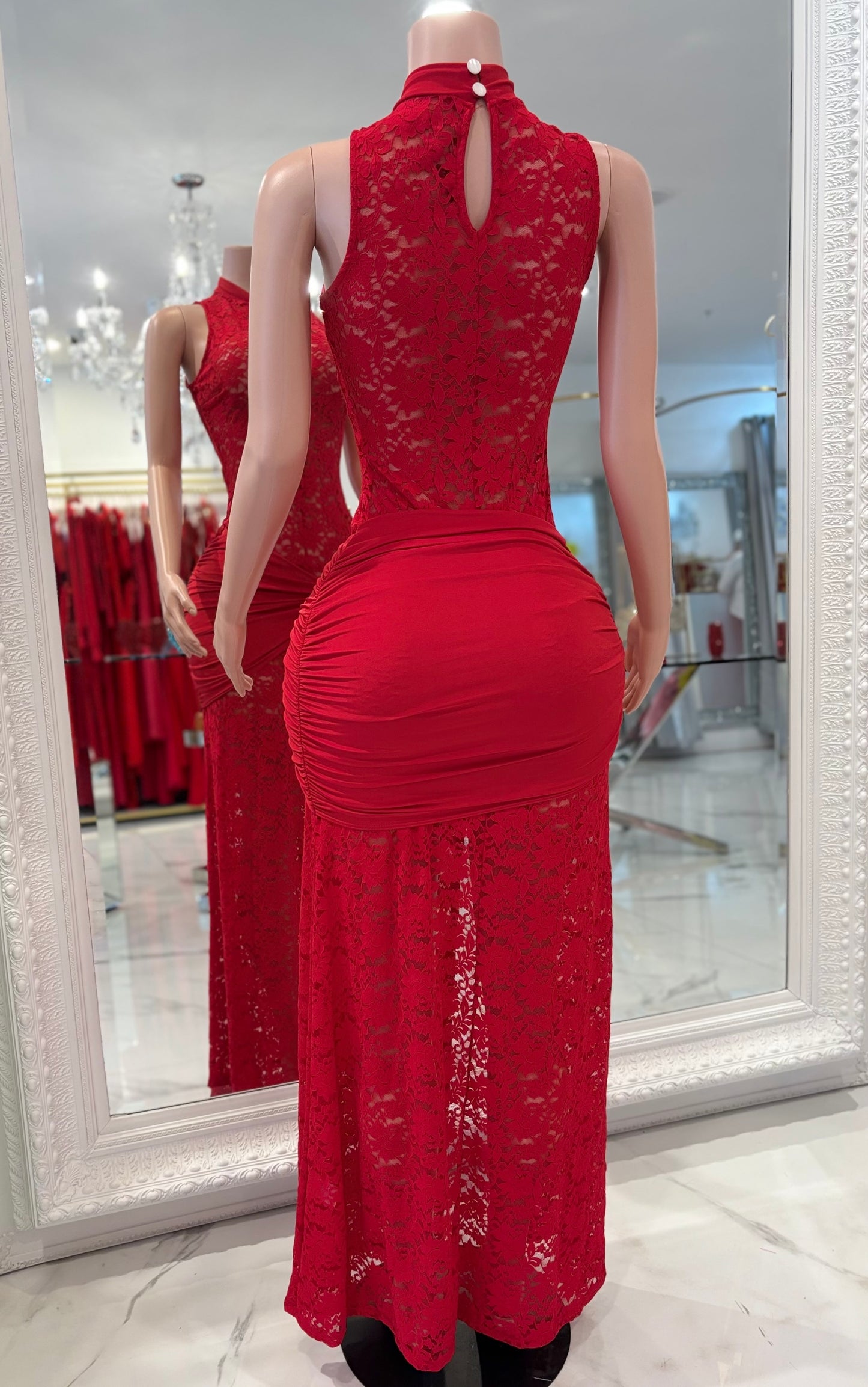 Do I Mesmerize You Maxi Dress Red