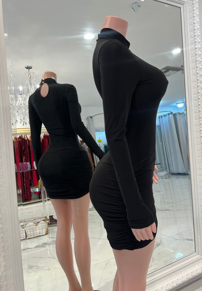 Gorgeous Girl Mini Dress Black