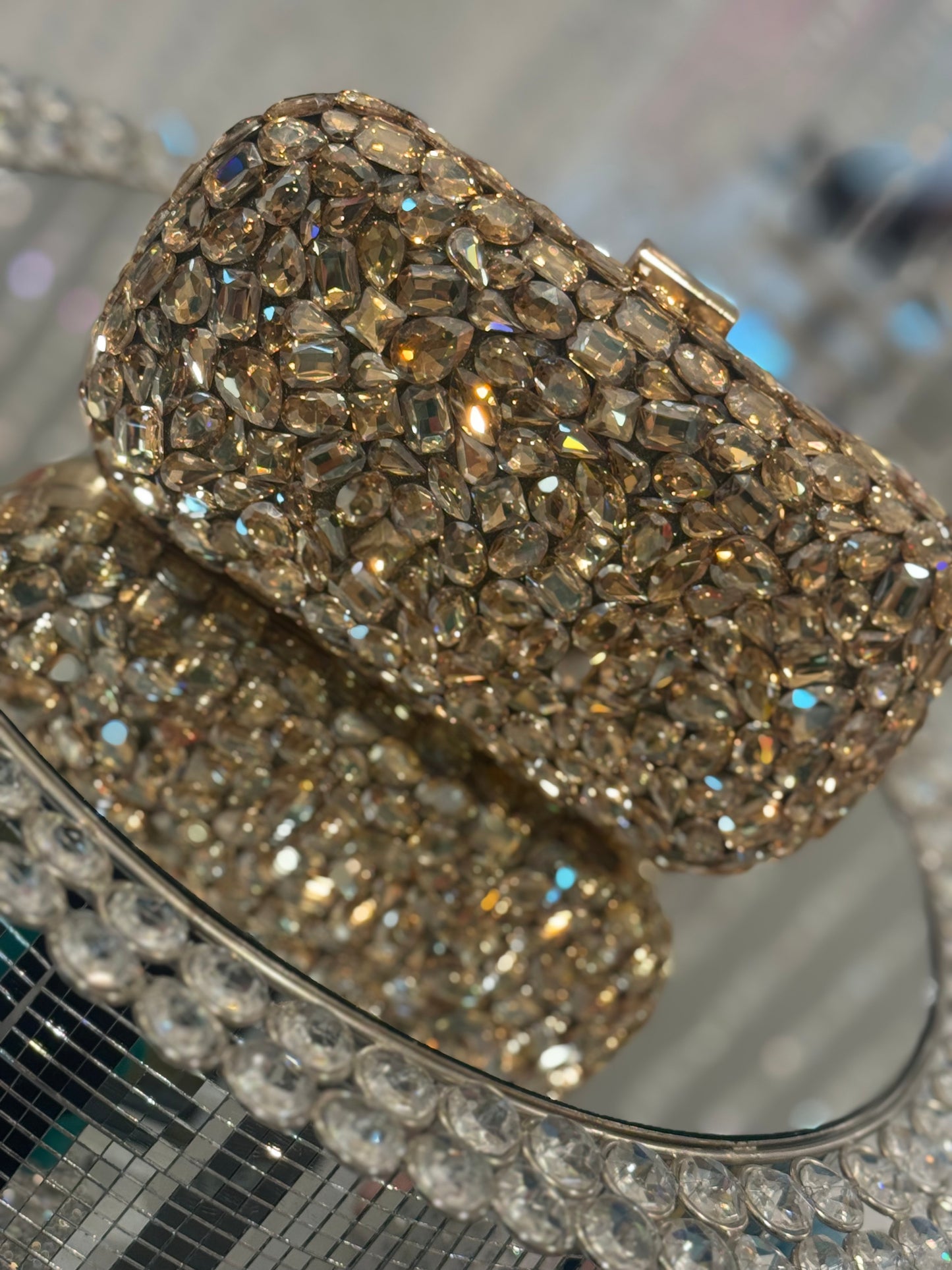 Match My Sparkle Purse Gold