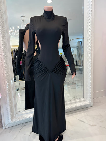 What Would You Do For Love Maxi Dress Black