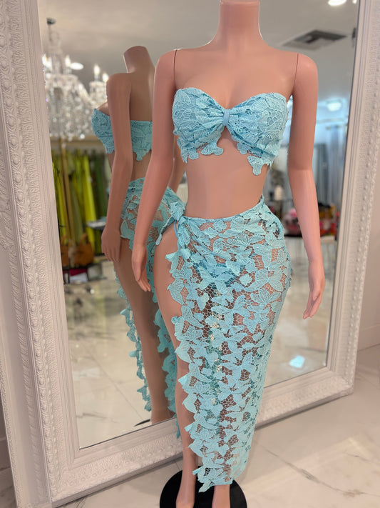 Lace Me Up Barbie Lace Skirt Set