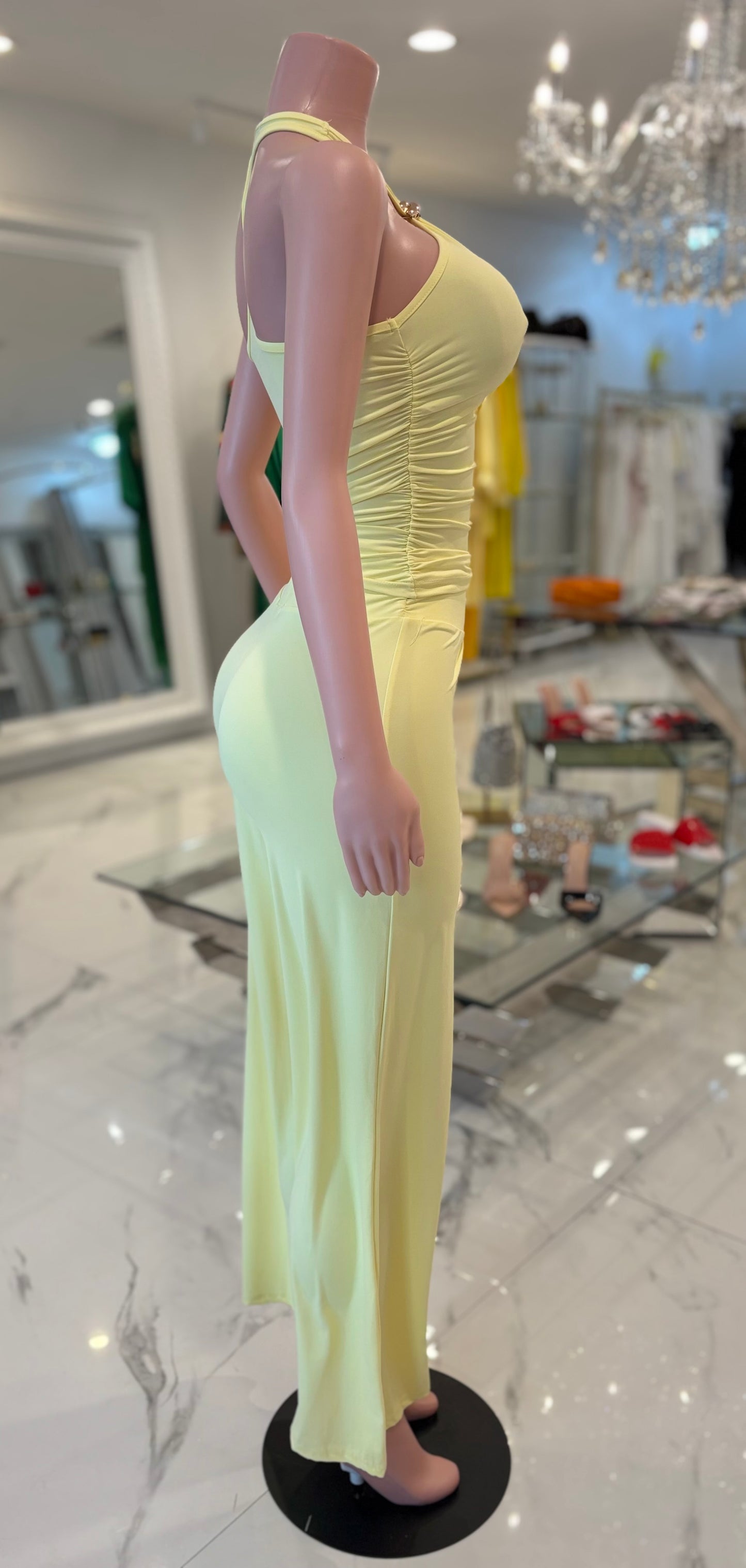 Greatest Gift You´ll Ever Get Pant Set Yellow