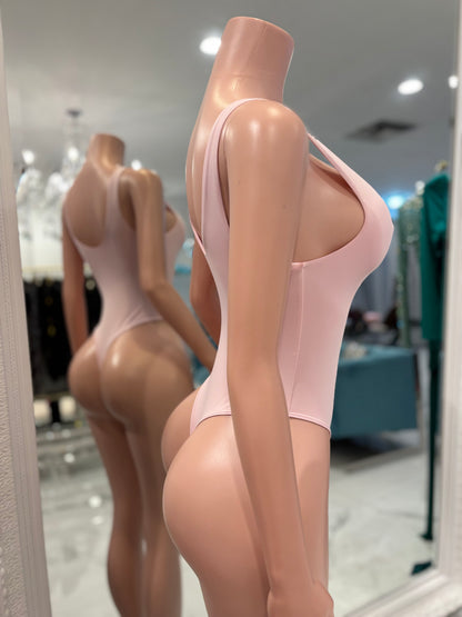 Don’t Be Seen Bodysuit Pink