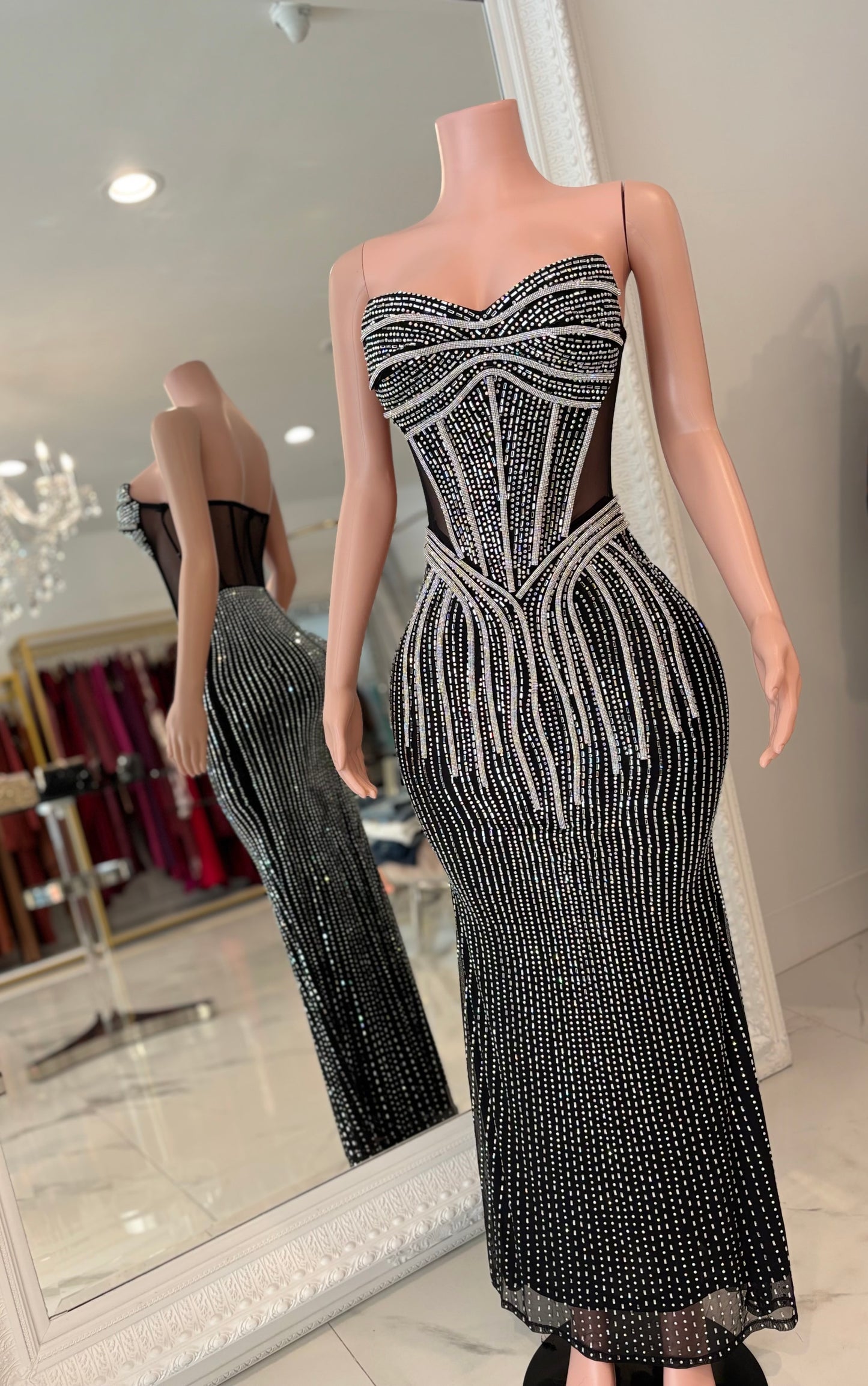 The Queen Of The Ball Maxi Dress Black