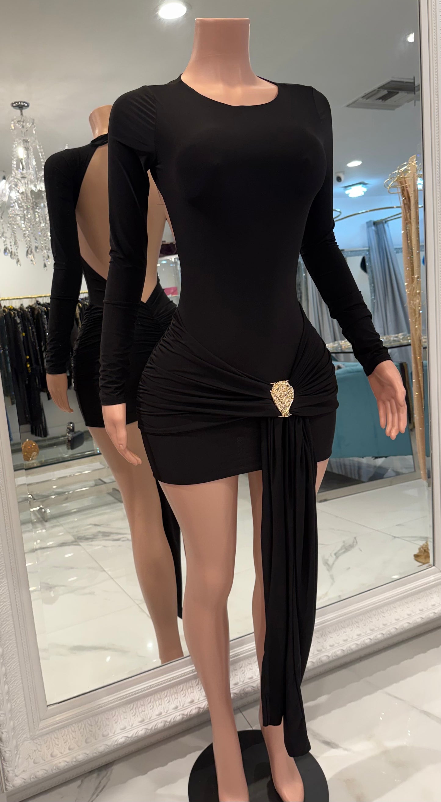 Don´t Be Fooled Mini Dress Black