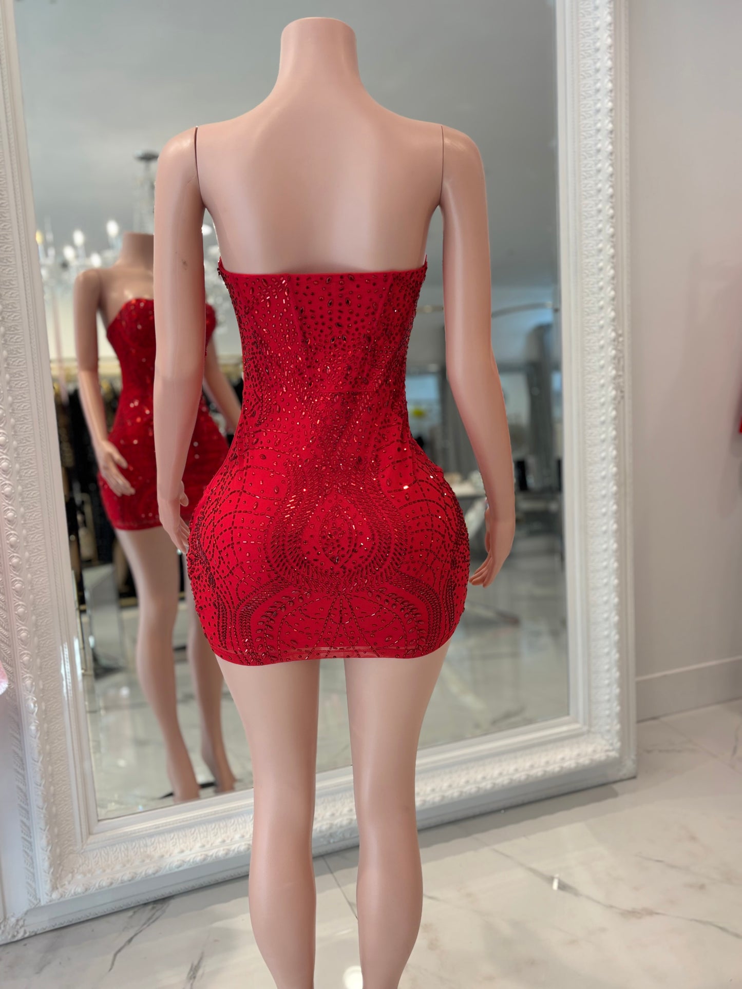 My Bright Idea Mini Dress Red