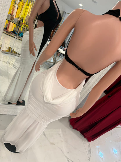 black and White Maxi Dress