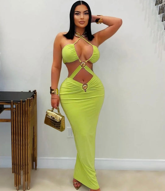 Ember Icon Maxi Dress limon