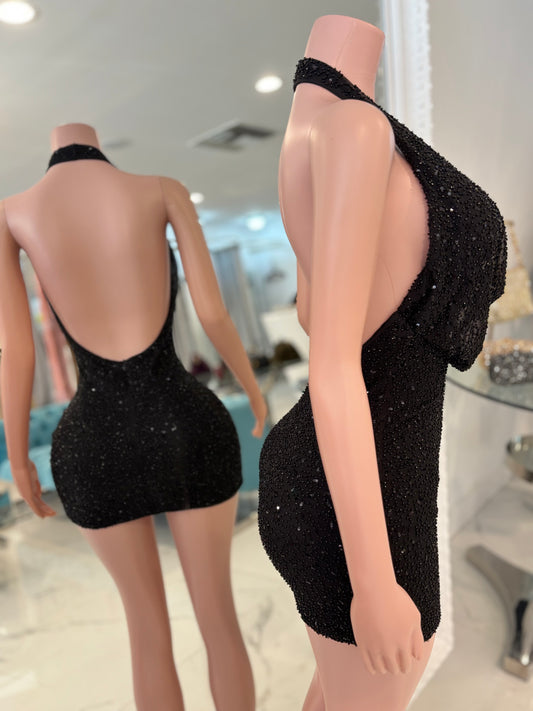 Be My Darling Mini Dress Black