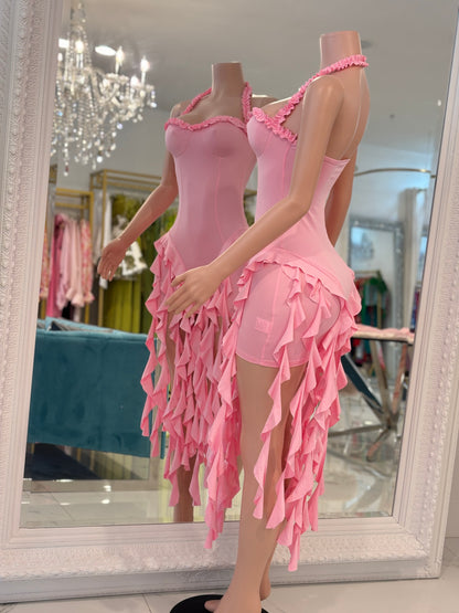 Meadowfall Ruffle Mini Dress