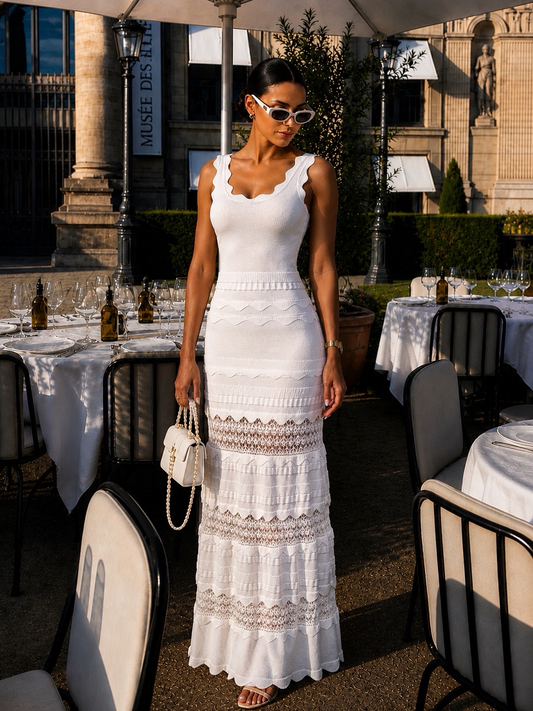 Aurora Maxi Dress White