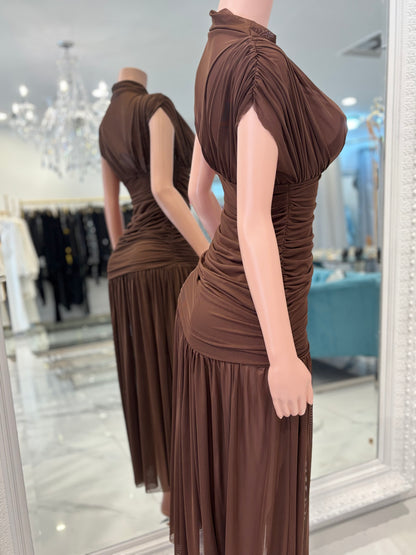 Woman of Your Dreams Maxi  Dress Brown