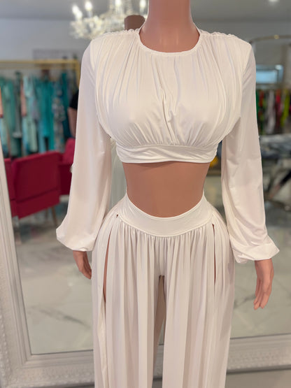 Ruched Pant Set