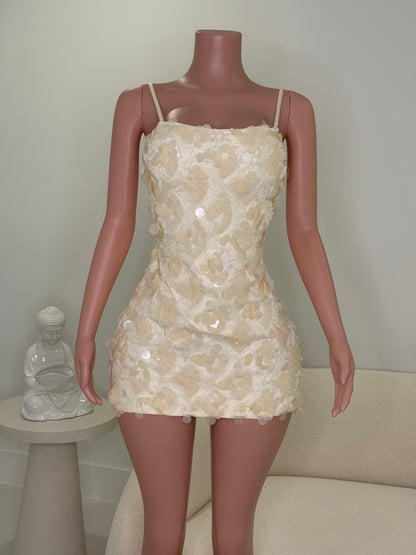 Living In Glamour Mini Dress White