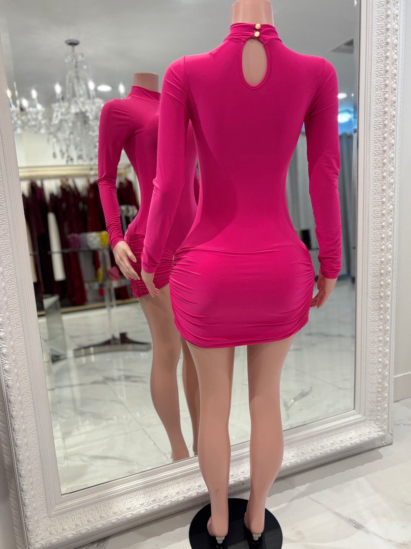 Gorgeous Girl Mini Dress Pink