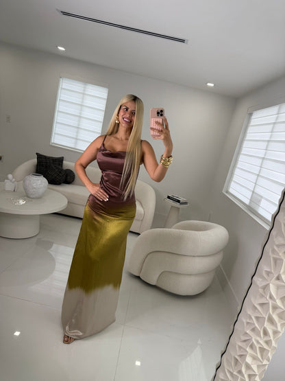 What a Day Maxi Dress Green