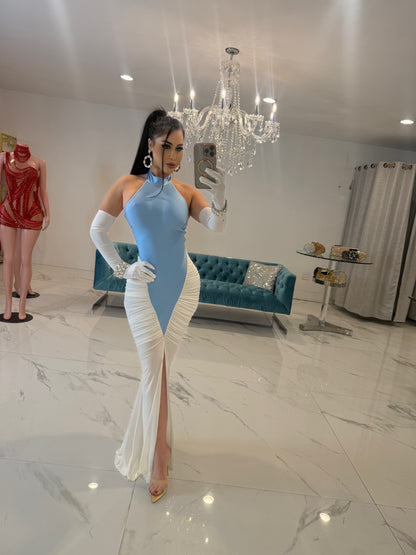 Noir Beauty Maxi Dress Blue