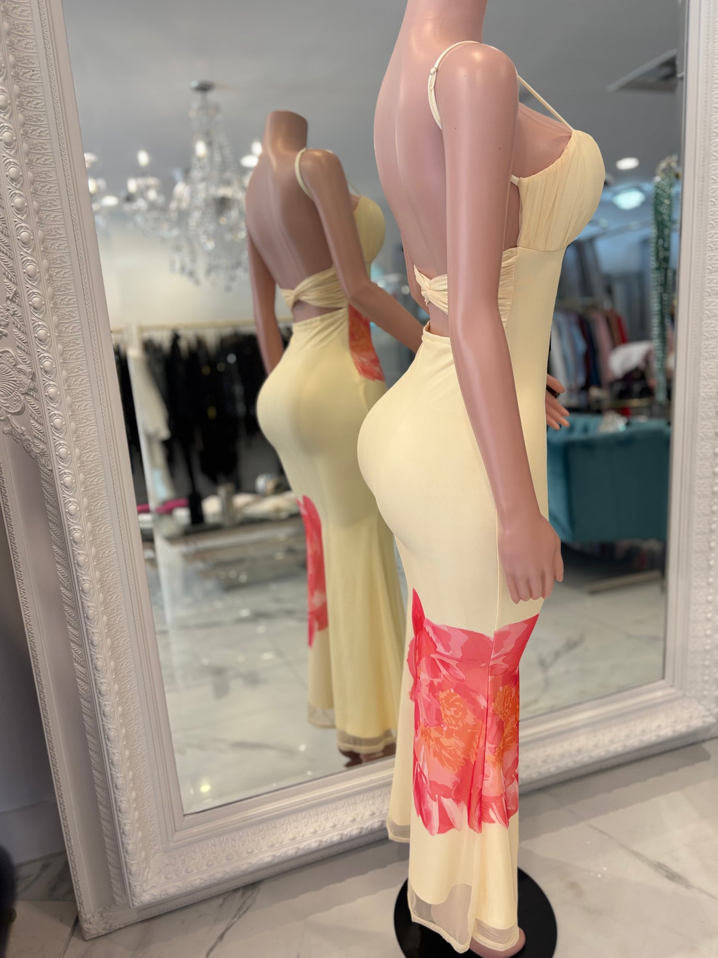 Summer is Coming Soon Maxi Dress Yellow