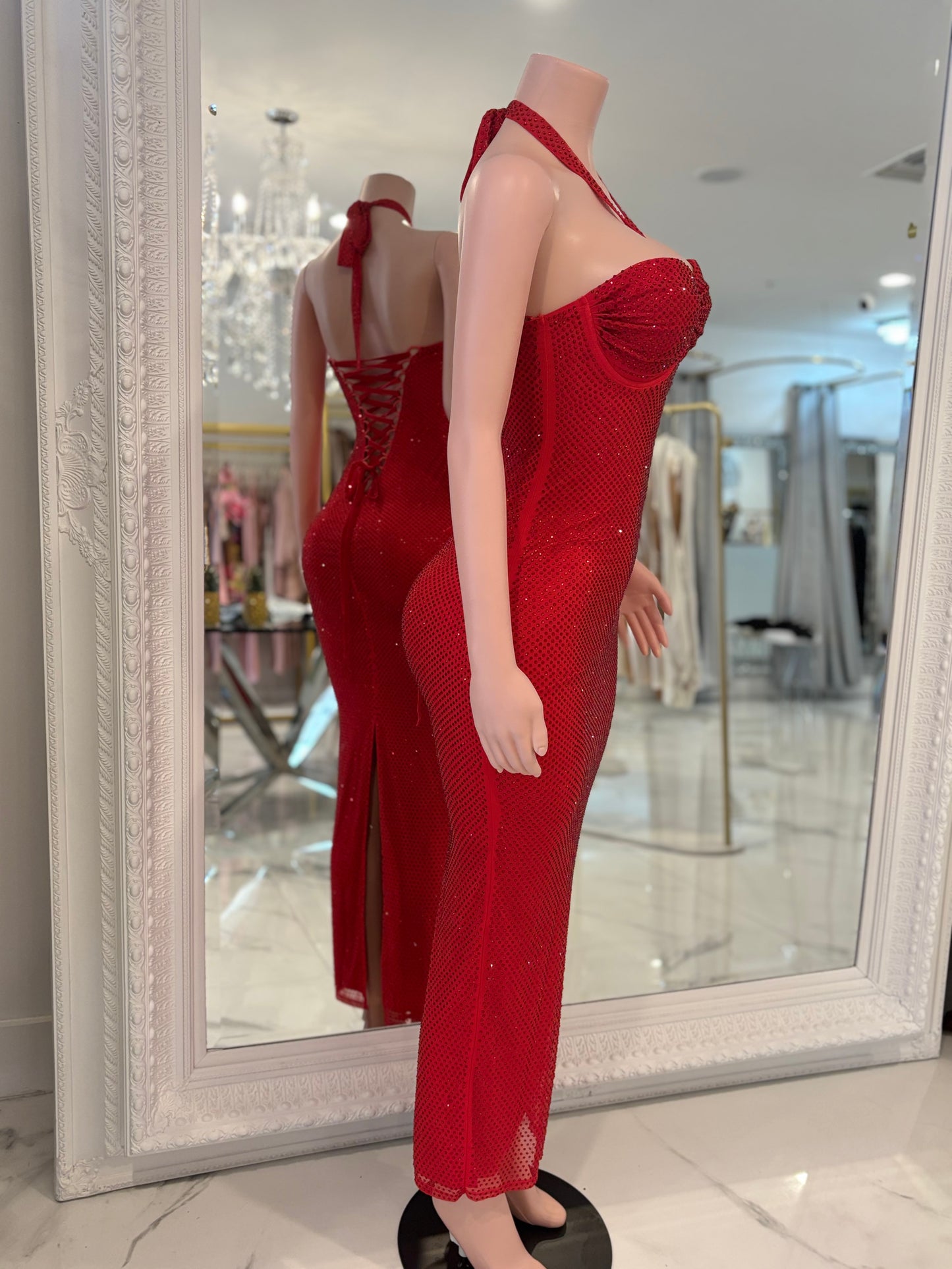 Don't Forget Me Maxi Dress Red