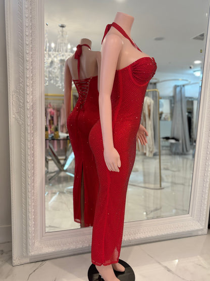 Don't Forget Me Maxi Dress Red