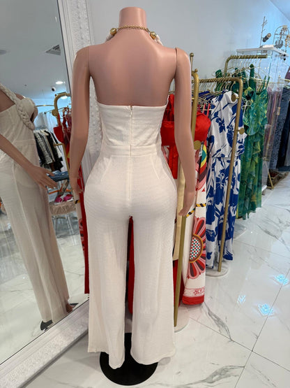 Luxe Braided Halter Jumpsuit