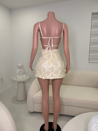 Living In Glamour Mini Dress White