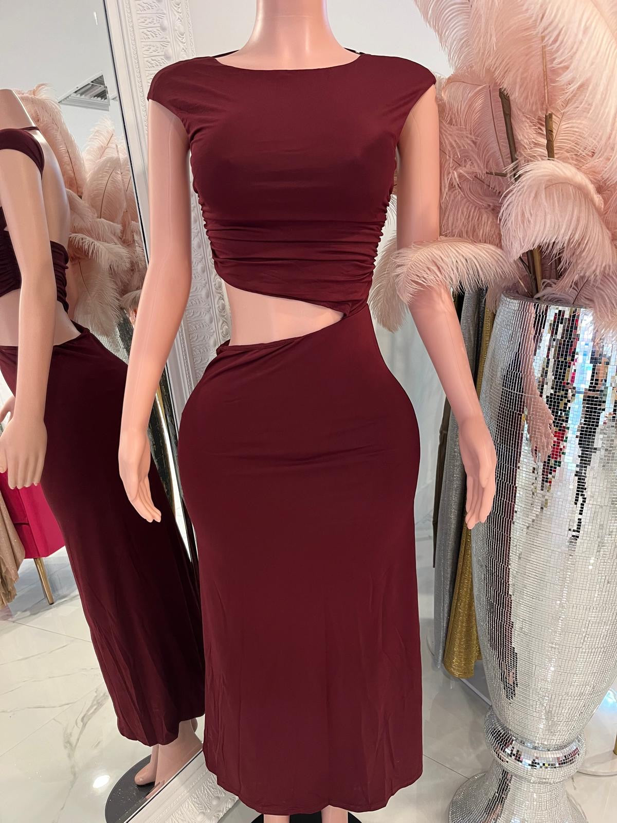 New Color Midi Dress