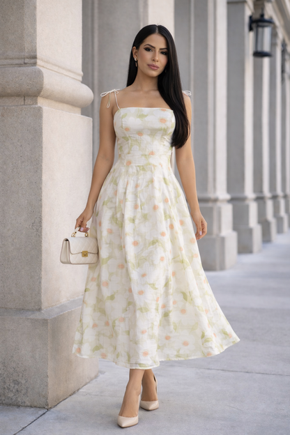 Just the Beginning Maxi Dress White
