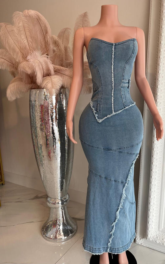 Jeans Maxi Dress