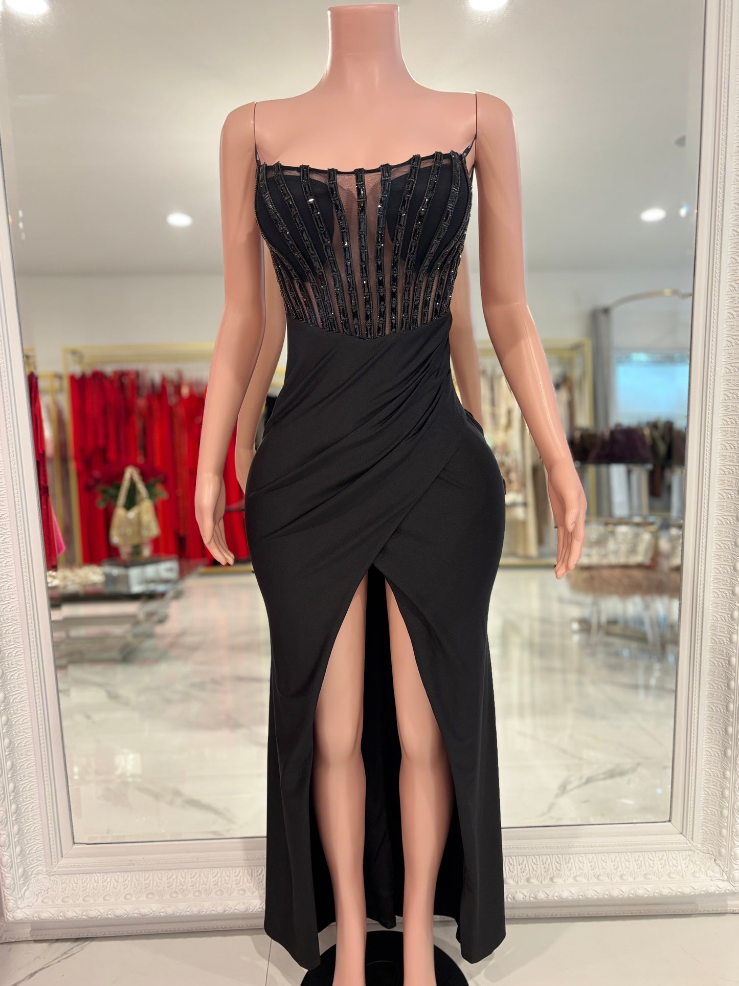 What a Sight To Good For You Maxi Dress Black