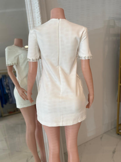 White Party Mini Dress
