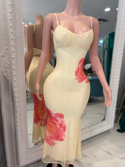 Summer is Coming Soon Maxi Dress Yellow