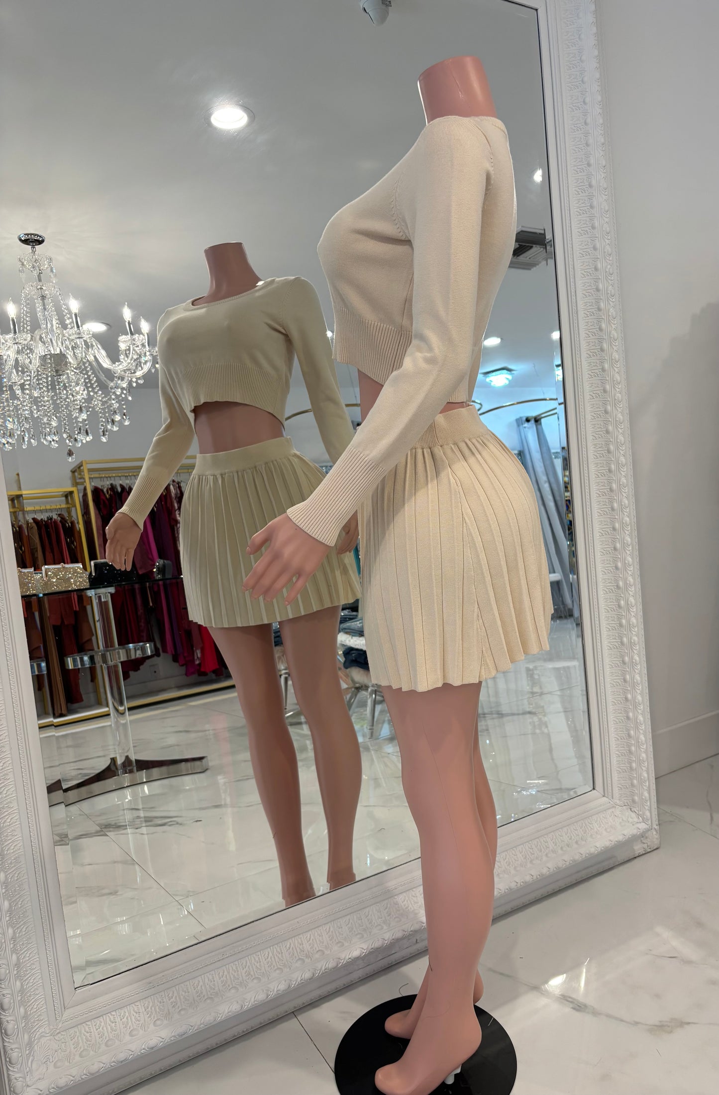 Aren’t You Sweet Baby Skirt Set Cream