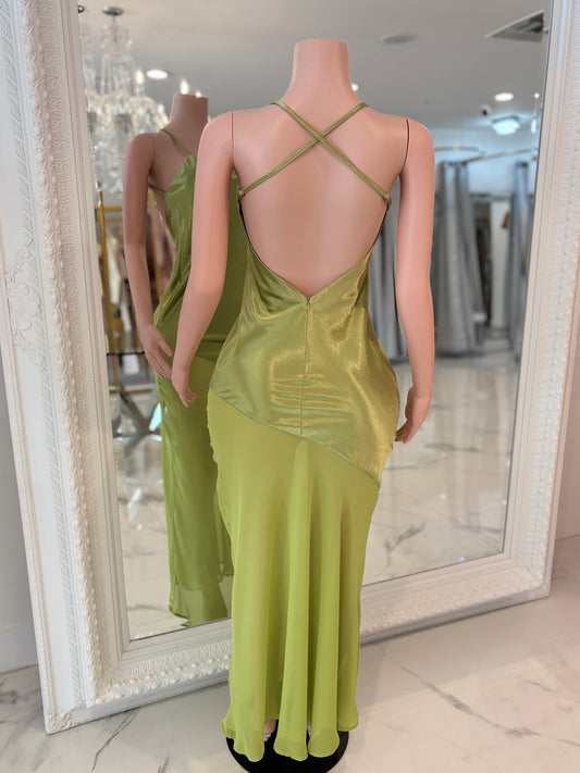Classic Night Maxi Dress Green