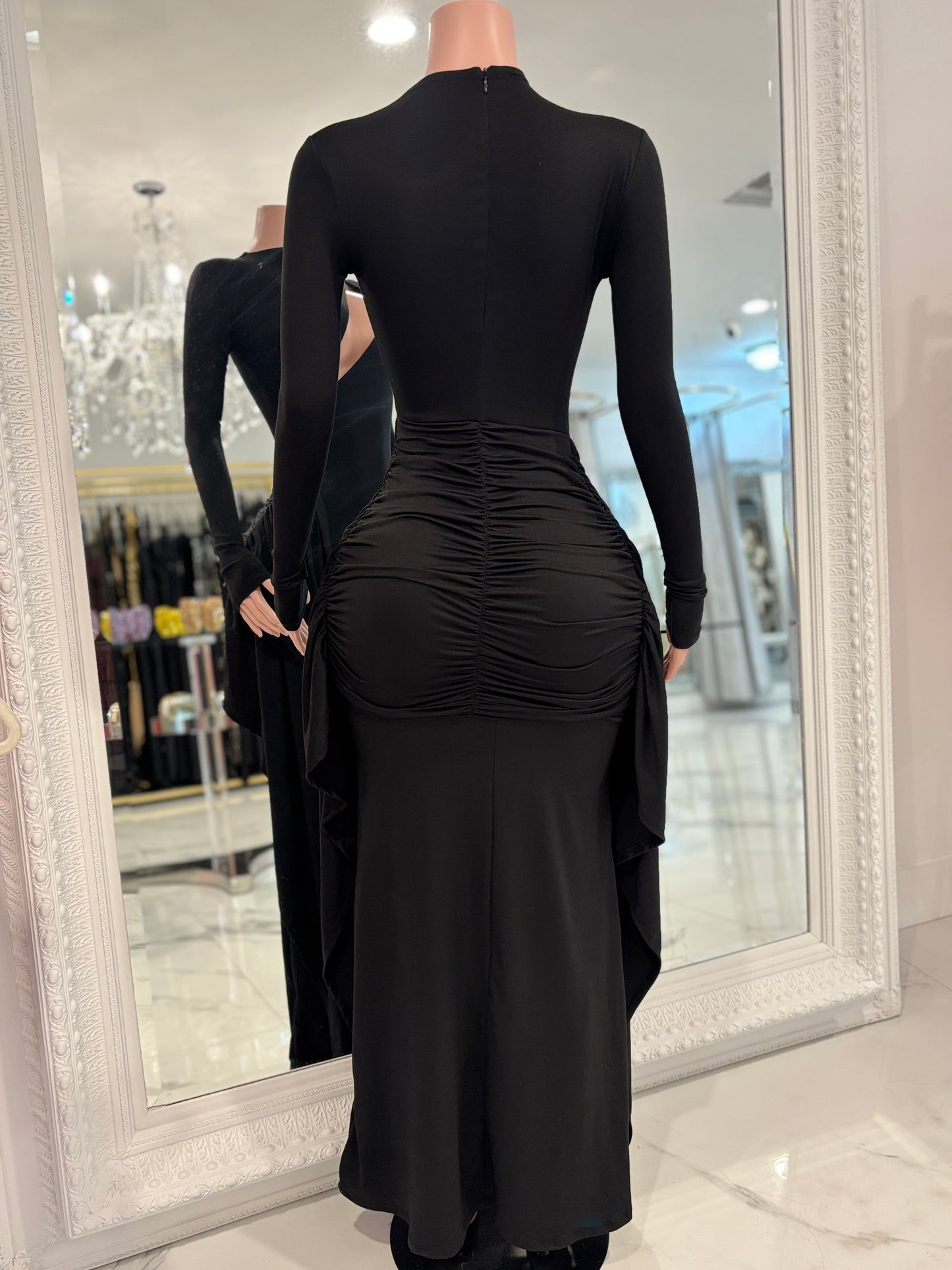 Such a Tease Maxi Dress Black