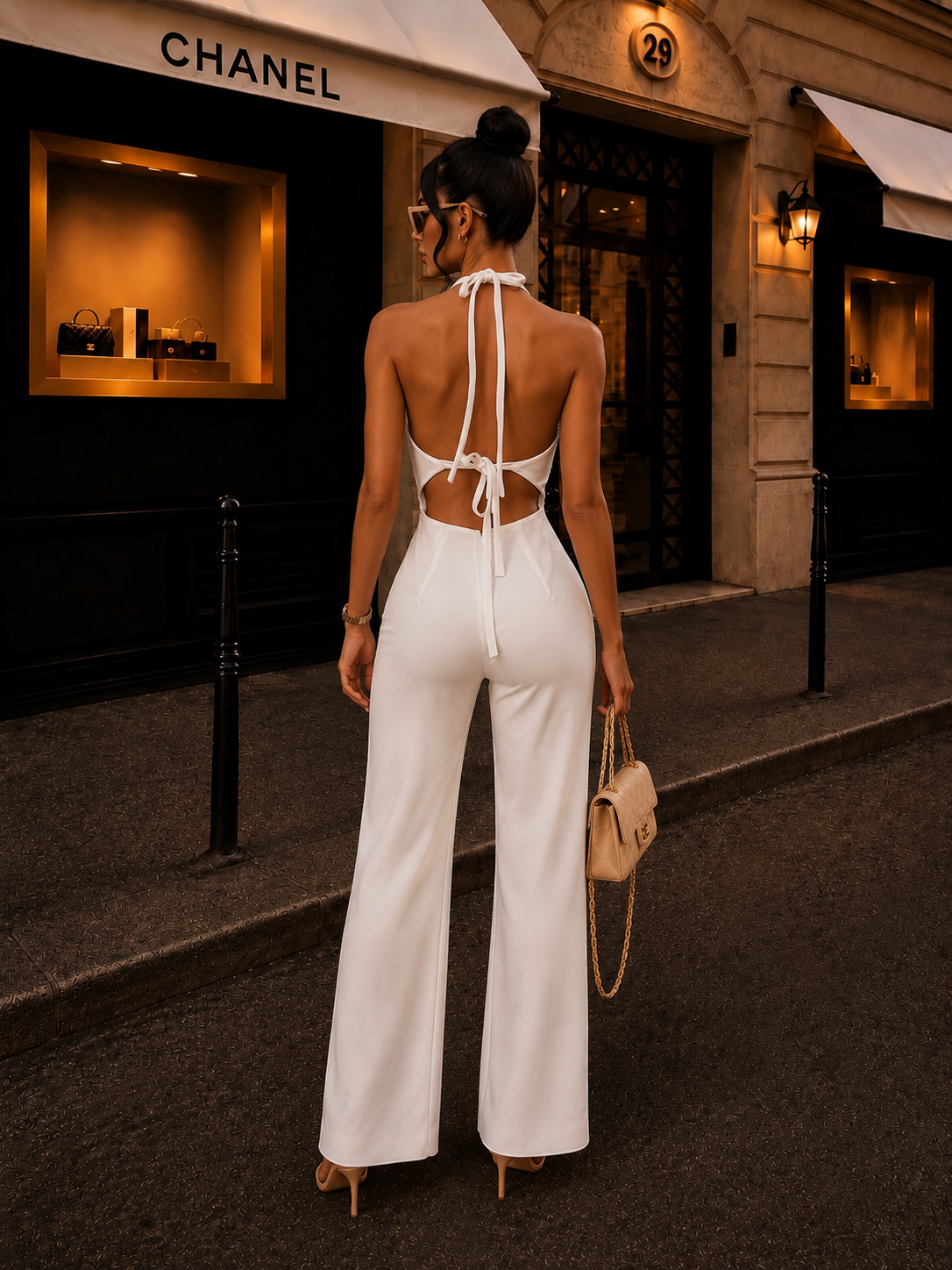 Daly Jumpsuit White