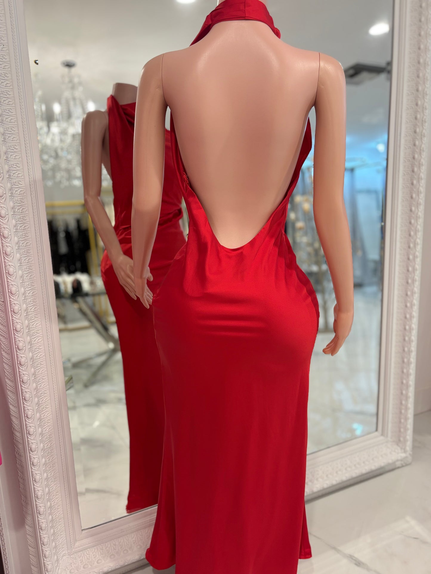 Killing Edge Style Maxi Dress Red