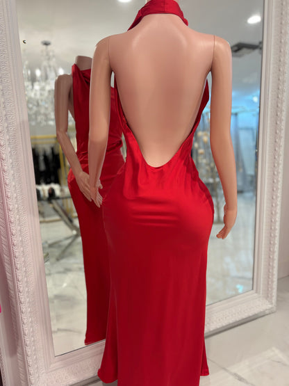 Killing Edge Style Maxi Dress Red