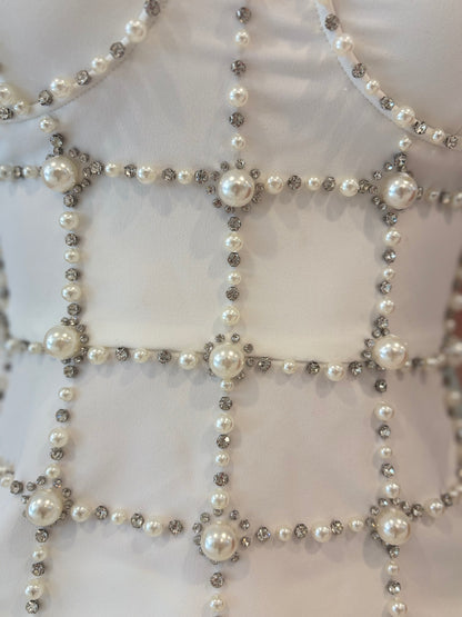 Perla's Pants Set White