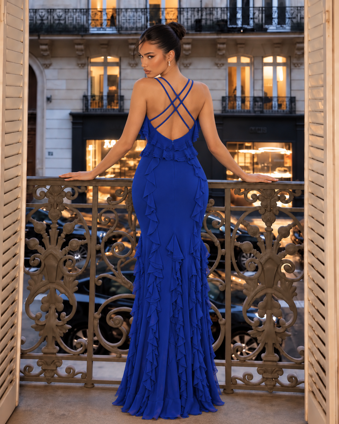 Dalena Maxi Dress Blue
