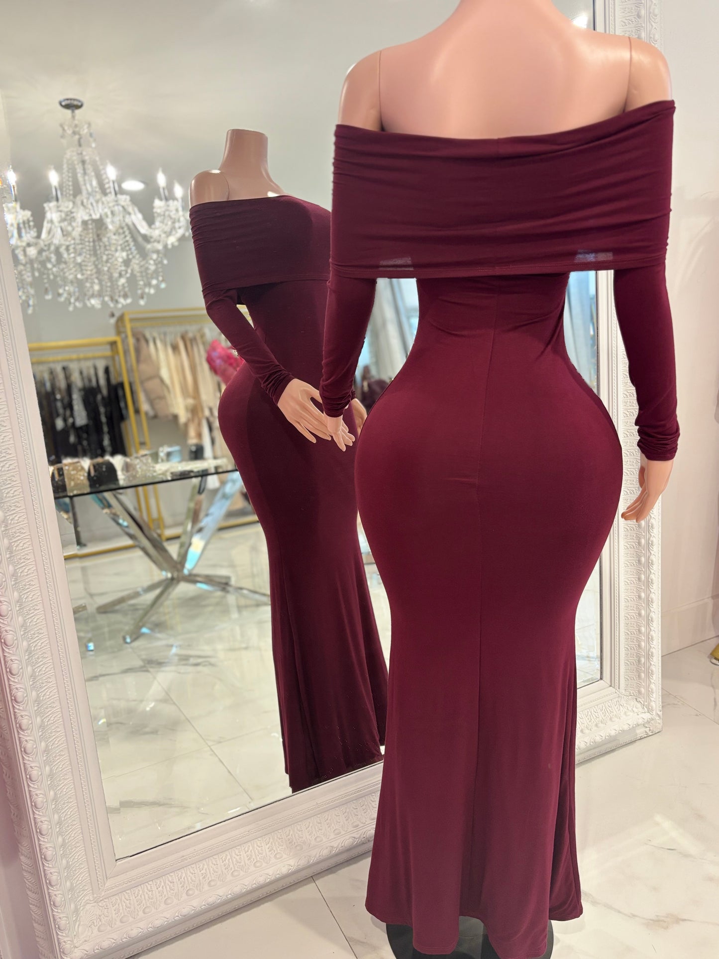 Casual Chic Maxi Dress Rojo Vino