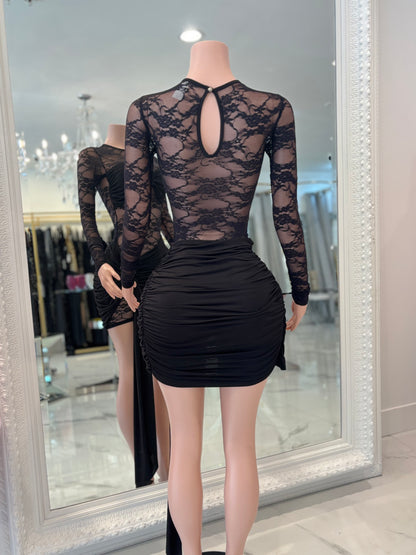 I'll Tell You What I Need Mini Dress Black