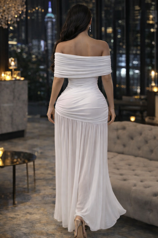 Dance in My Dreams Maxi Dress White